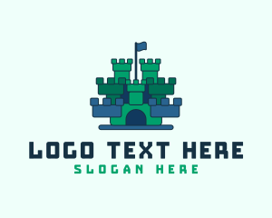 Amusement Park - Toy Inflatable Tower logo design