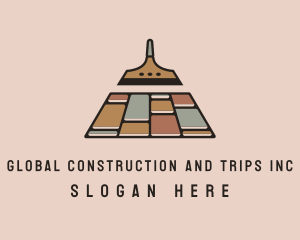 Construction Flooring Renovation logo design