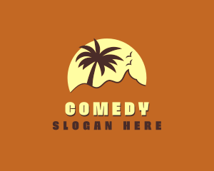 Palm Tree Vacation  Logo
