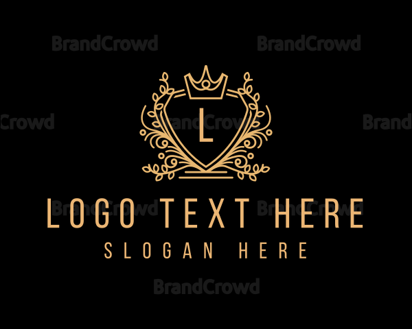 Elegant Crest Crown Logo