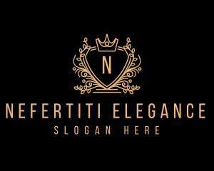 Elegant Crest Crown logo design