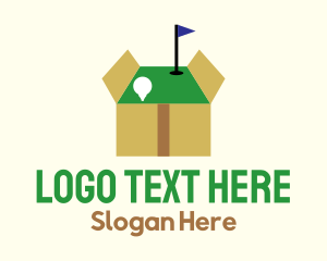 Carton - Golf Course Box logo design