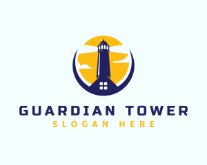 Lighthouse Tower Real Estate logo design