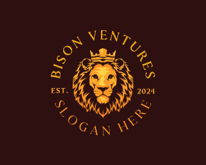 Luxury Noble Lion logo design