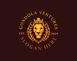 Luxury Noble Lion logo design