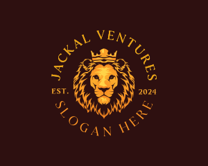 Luxury Noble Lion logo design