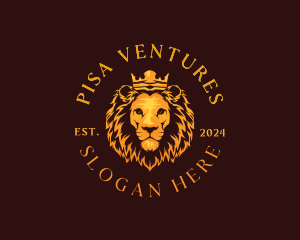 Luxury Noble Lion logo design