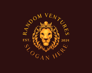 Luxury Noble Lion logo design