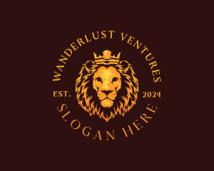 Luxury Noble Lion logo design