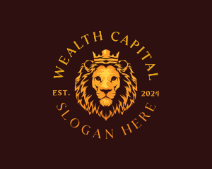 Luxury Noble Lion logo design