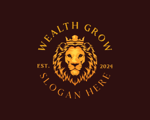 Luxury Noble Lion logo design