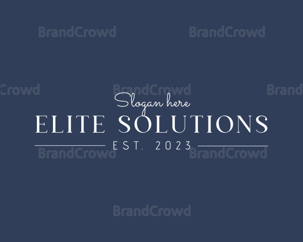 Elegant Luxury Brand Logo