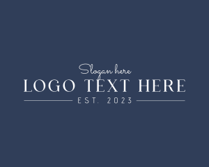 High End - Elegant Luxury Brand logo design