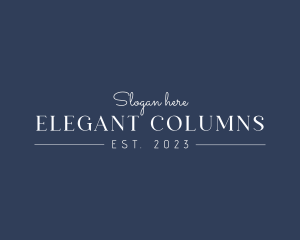 Elegant Luxury Brand logo design