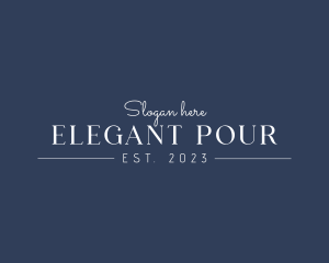 Elegant Luxury Brand logo design