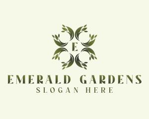 Sustainable Herbal Leaves logo design