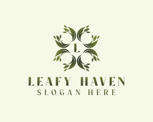 Sustainable Herbal Leaves logo design