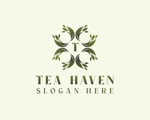 Sustainable Herbal Leaves logo design