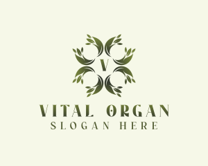 Sustainable Herbal Leaves logo design