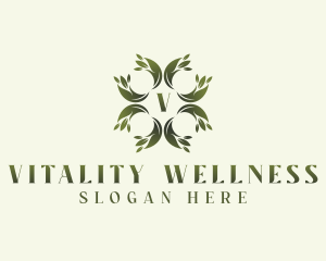 Sustainable Herbal Leaves logo design