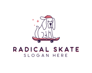 Skateboard - Skateboard Pet Dog logo design