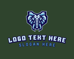 Mammoth - Elephant Gamer Streaming logo design