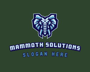 Mammoth - Elephant Gamer Streaming logo design