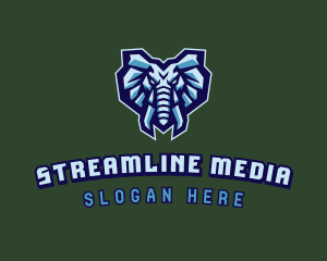 Streaming - Elephant Gamer Streaming logo design