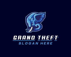 Gamer - Gaming Elephant Beast logo design