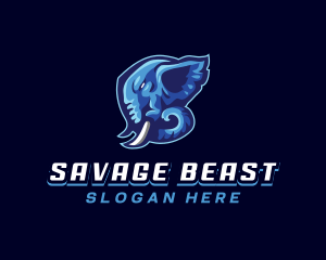 Gaming Elephant Beast logo design