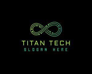 Infinity Tech Loop logo design