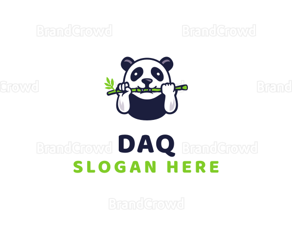 Wildlife Panda Bamboo Logo