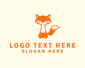 Canine - Wild Fox Cub logo design