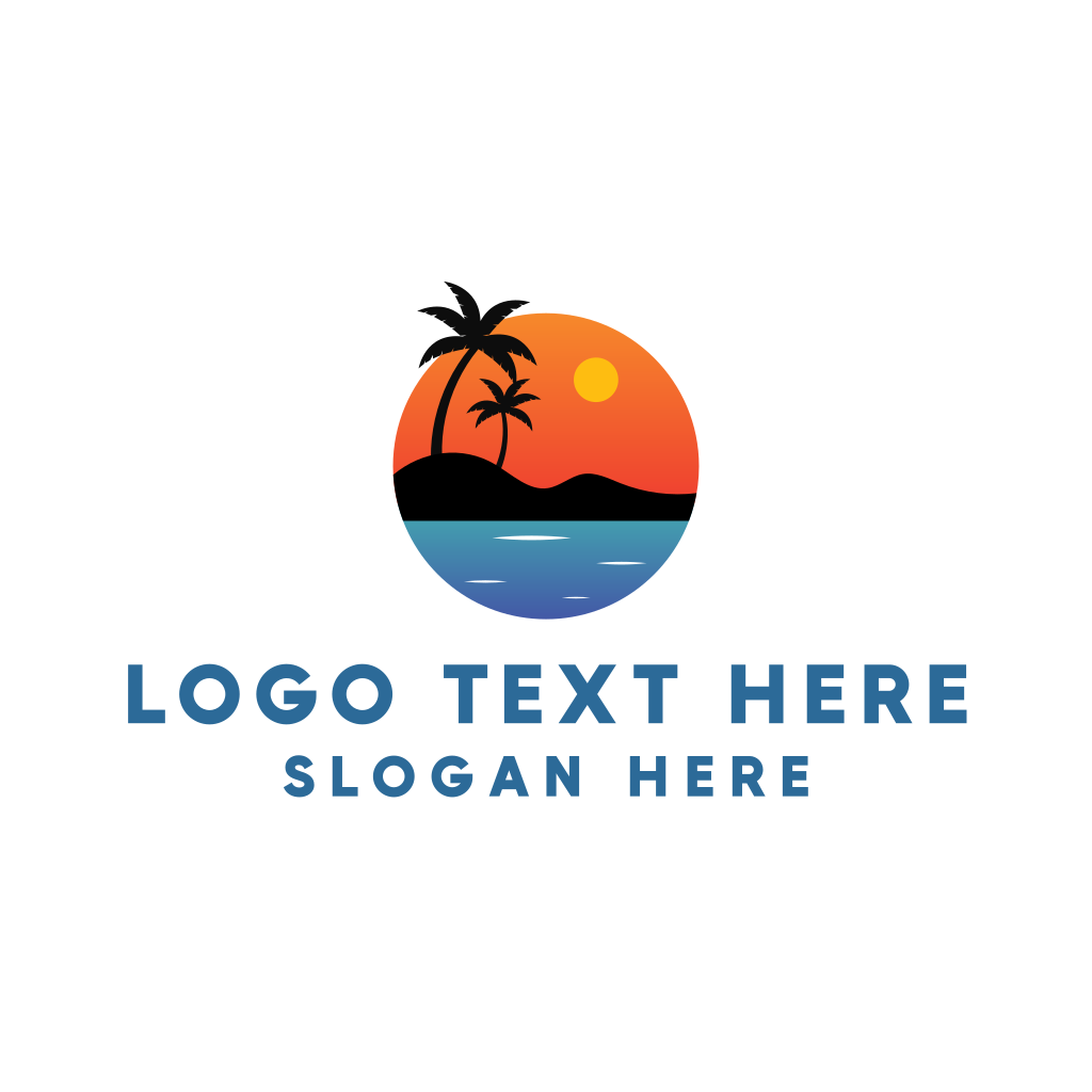 Sunset Beach Resort Logo | BrandCrowd Logo Maker