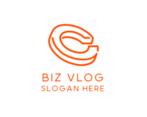 Vlog - Content Creator Influencer Vlog logo design