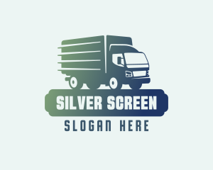Gradient Truck Delivery Logo