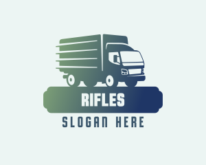 Delivery - Gradient Truck Delivery logo design