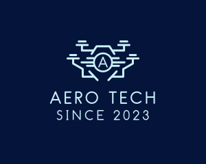 Drone Camera Tech logo design