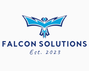 Modern Flight Eagle logo design