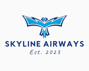 Modern Flight Eagle logo design