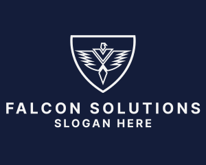 Falcon - Falcon Company Shield logo design