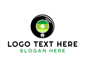 Record Music Vinyl Logo