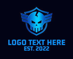 Airforce - Skull Shield Airforce logo design