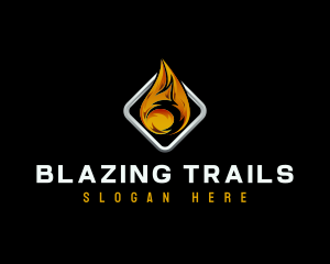 Fire Flame Heat logo design