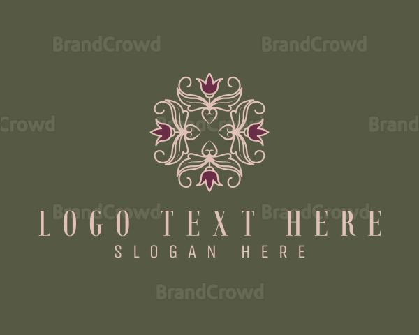 Ornamental Floral Mandala Logo