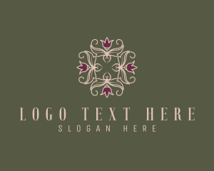 Ornamental Floral Mandala Logo