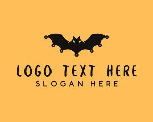 Spooky - Spooky Halloween Bat logo design