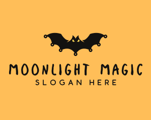 Midnight - Spooky Halloween Bat logo design