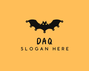 Night - Spooky Halloween Bat logo design