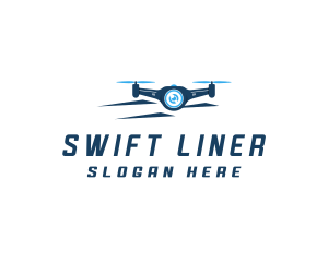 Propeller Drone Surveillance logo design